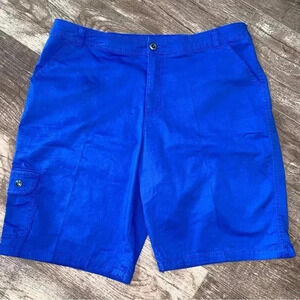 Croft & Barrow Blue Stretch Bermudas Size 16